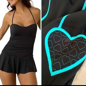 Betsey Johnson Swim Retro Swimwear Suit Dress